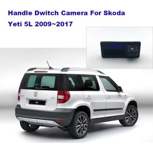 Yessun car camera Rear Trunk Tailgate Back Door Handle Rear View Parking camera HD For Skoda Yeti 5L 2009~2017