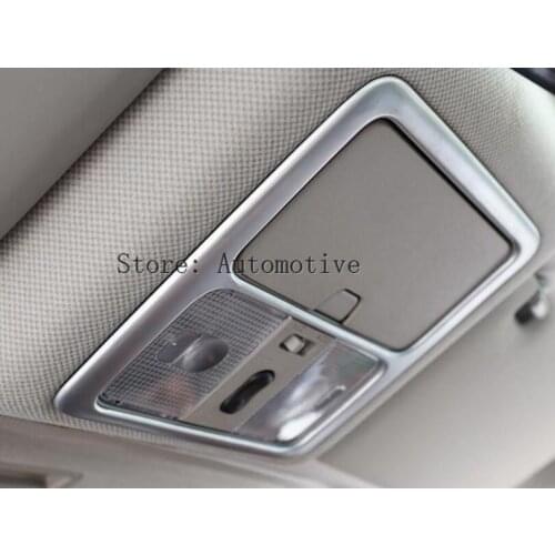 Auto Accessories ! Chrome Roof Reading Lamp Light Cover Interior Trim For Nissan X-Trail X Trail 2009 - 2013