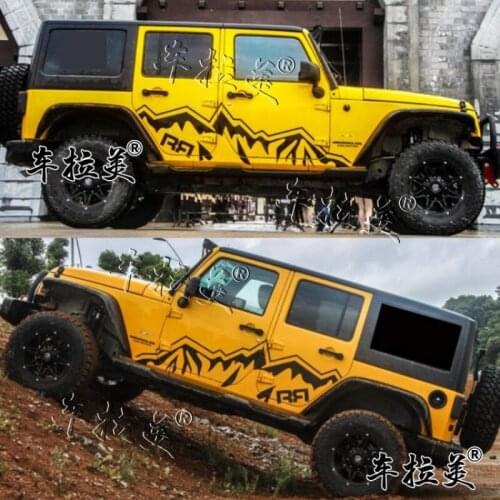 Car stickers FOR Jeep Wrangler modified car stickers off-road personality car stickers