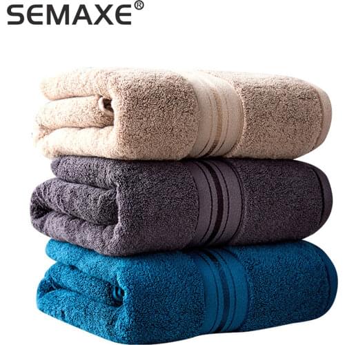 Bath Towel Household 90*180 Larger Cotton Towel Absorbent Thicker Male and Female Couples Towels Bathroom Gray