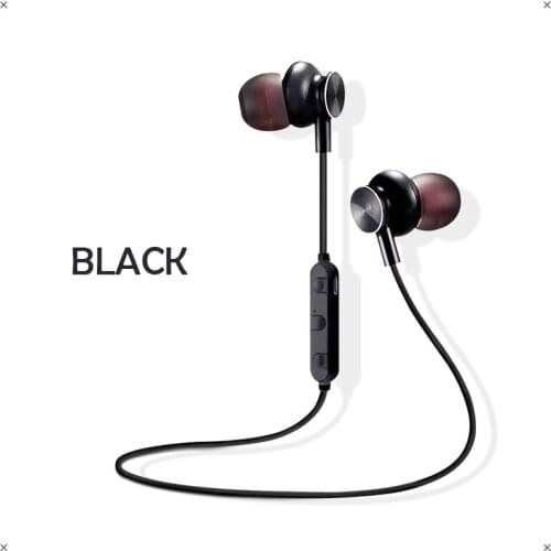Wireless Bluetooth headset with two ears hanging neck in ear magnetic suction sports headset for Apple vivo Huawei oppo men and