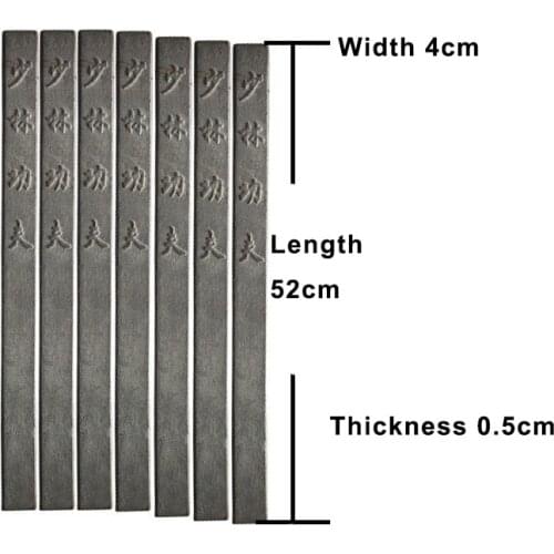 52CM Head Butt Board Shaolin Kung Fu Performance Board Martial Art Break Board Wesing Martial Arts Training Kungfu Board Alloy