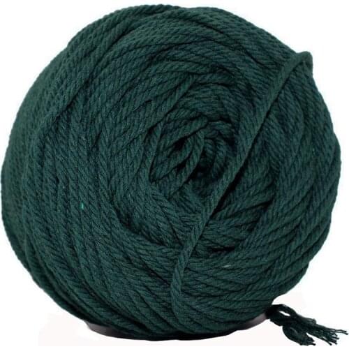 Black Red Green Colorful Natural Cotton Macrame Wall Hanging Plant Hanger Craft Making Knitting Cord Rope 3mmx260m Free Shipping