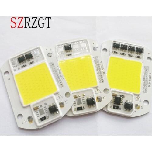 LED COB Lamp Chip 20W 30w 50W 220V Input Smart IC Driver Fit For DIY LED Floodlight Spotlight Cold White Warm White