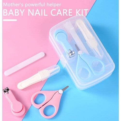 Multi-Piece Baby Health Hygiene Kit Grooming And Health Care Groups Baby Care Nail Cutter Scissors Suit Newborn Cleaning Tools