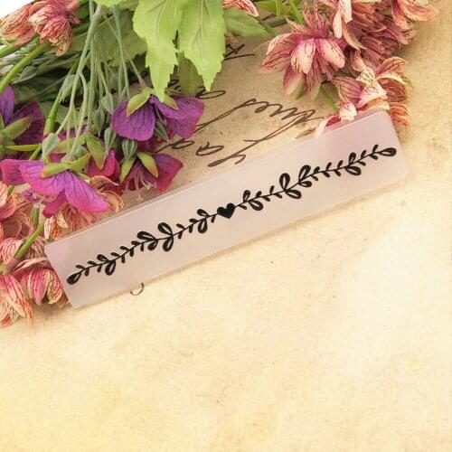 HOT plastic Branch love craft card making paper card album wedding decoration clip Embossing folders