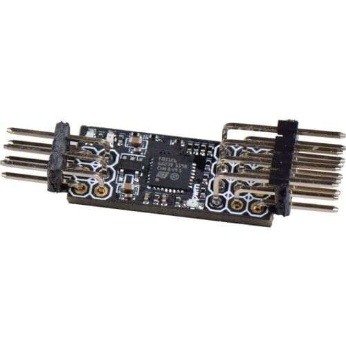 JHEMCU SPP_S 15A 3.3-20V 8CH Signal Converter Module 26X11mm for PPM PWM SBUS Signal Conversion FLYSKY FRSKY Receivers DIY Parts