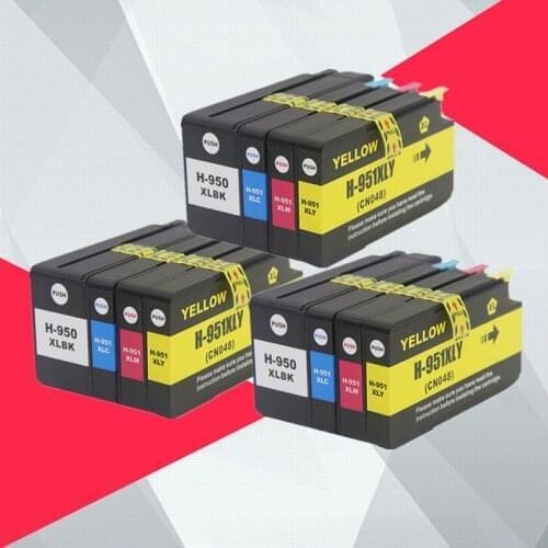12Pack Compatible For HP 950XL 951XL 950 951 Ink Cartridges Officejet Pro 8100 8600 8610 8615 8620 8625 251dw 276dw for HP950