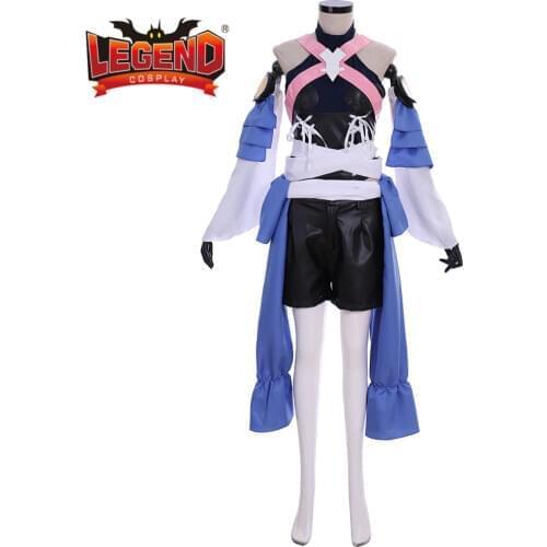 Kingdom Hearts Birth By Sleep Aqua Cosplay Costume custom made