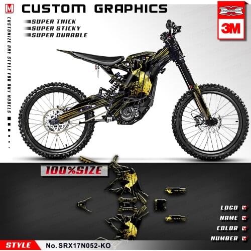 KUNGFU GRAPHICS 2021 New Animal Style Sticker Kit for Sur Ron Light Bee X/S Bike, Style No.SRX17N052-KO