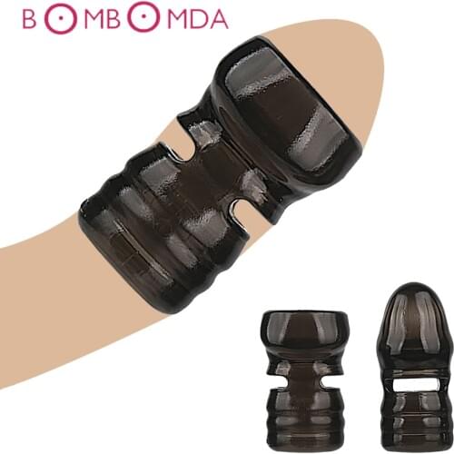 Mens Male Penis Foreskin Resistance Rings Prevent Phimosis Corrector Reusable Penis Sleeve Condom Cock Delay Ring Intimate Goods