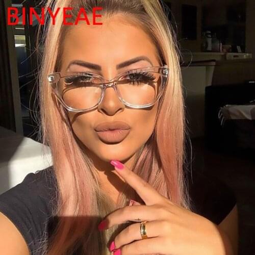 TR90 Transparent Glasses Clear Lens Eye Glasses Frames For Women Fashion Optical Glasses Frame Zero Dioptors lentes mujer