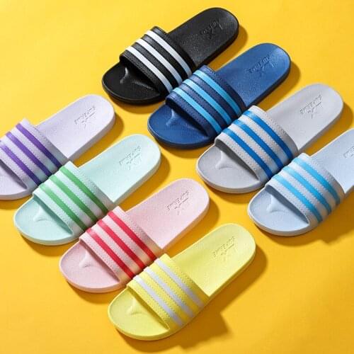 Womens Sandals Non-slip Soft-soled Shoes Mens Casual Slippers Indoor Household Cute Home Summer Breathable Couples Sandals