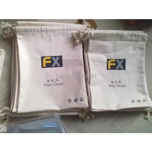 100pcs/lot)High quality cotton drawstring jewelry bag for toiletry/hair dryer,Size can be customized,Various colors,wholesale