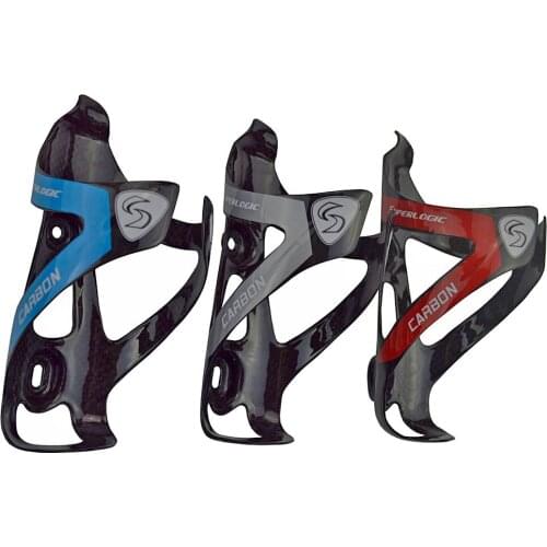 2pcs/lot bottle cages road bike mountain bike 3k cycling carbon fibre bicycle bottle cage bike cage cycling Water bottle holder