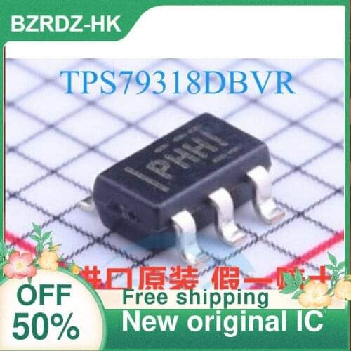 5PCS/lot TPS79318DBVR TPS79318DBV PHHI SOT23-5 nuevo original