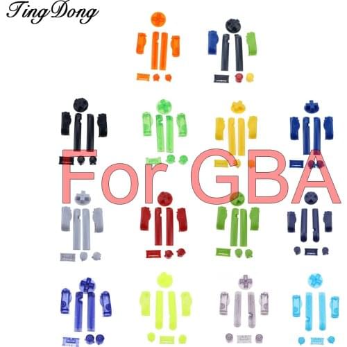 AB Colorful L R Buttons Keypads for Gameboy Advance Buttons Frame for GBA D Pads Power ON OFF Buttons