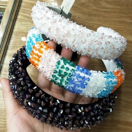 White Color Headbands For Women Simple Cloth Hair band For Girls Women Hair Accessories Wide Elastic Hair band