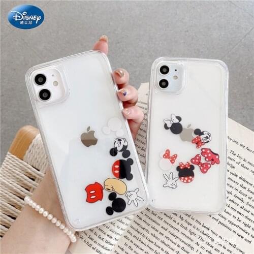 DISNEY 2021 Mickey Case for IPhone 11 12 Pro Xs Max iPhone SE 2020 Cute Phone Case 360 Full Cover zz0518