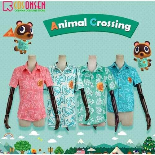 Animal Crossing T Shirt Tom Nook Timmy and Tommy Isabelle Cosplay Shirt Costume Men Women Child Short Sleeve Tops
