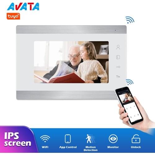 WIFI IP Intercom With IPS Screen Support TUYA System Smart Life APP Video Intercom for Home
