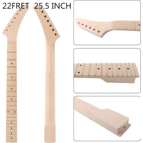 Maple Guitar Neck 24Fret 25.5inch Dot Inlay Fretboard X-11