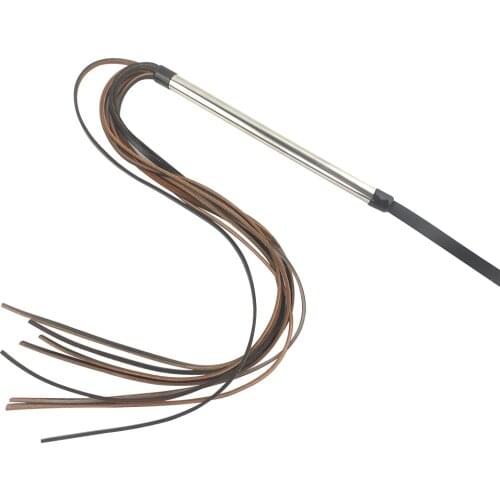 Genuine Leather horse tassel Whip Erotic Fetish Spanking BDSM Bondage Couple flirting Games slave sex toy for male female