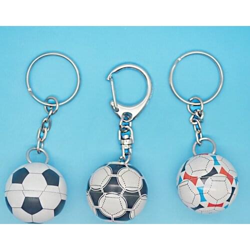 Metal Football Fashion Soccer Sports Keychain Car Key Ring High Quality Football Keychains Accessories Souvenir Gift
