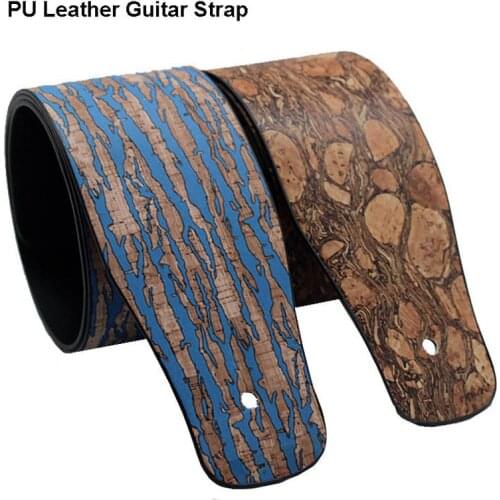 New Guitar Strap PU Leather for Electric Guitar Bass Acoustic Guitarra Folk Guitar Accessories Leather Straps Accessories
