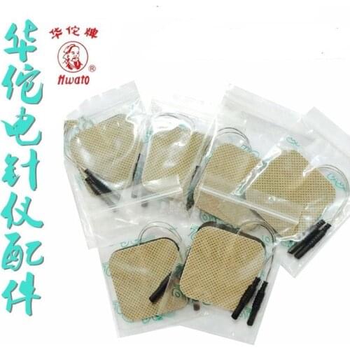 Original electrode pad sticking adhesive for Hwato electro-acupuncture device SDZ-II, III, IV, V patch electrode sheet, 6 pairs