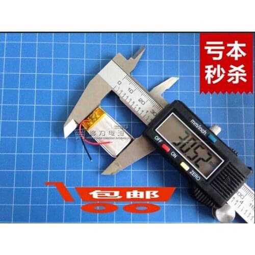 3.7V camera pen, battery 401730041730, 160MAH, MP4, MP5 toy, Bluetooth panel Rechargeable Li-ion Cell