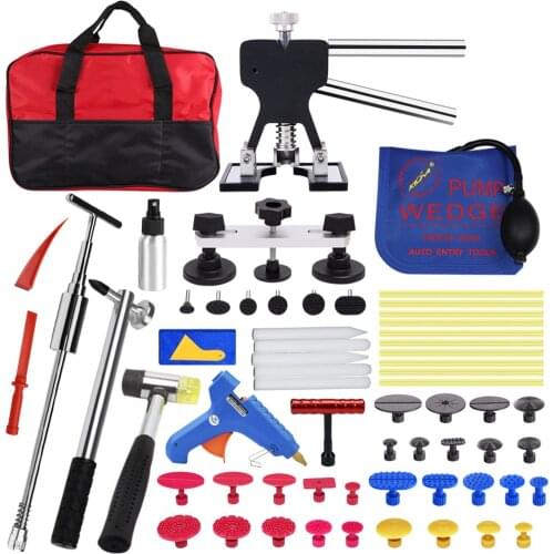 Paintless Dent Repair Puller Tools Dent Puller Slide Hammer T-Bar Tool Dent Removal Pulling Tabs for Car Auto Body