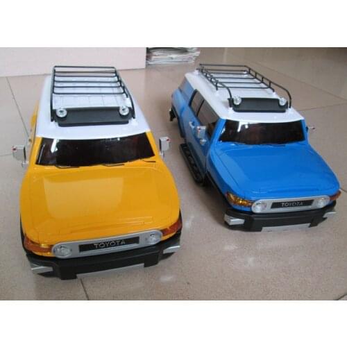 Toyota FJ Cruiser Blue Rock Crawler 4x4 Body For 1/10 Scale Tamiya RC Axial CC01 SCX10 6WD D90 G2 CR01 HSP AR10 AX10 Truck