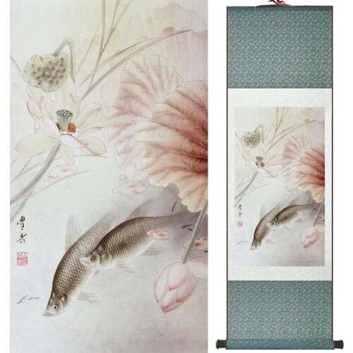 Home Office Decoration Chinese scroll painting birds painting Chinese wash painting Printed painting 060806