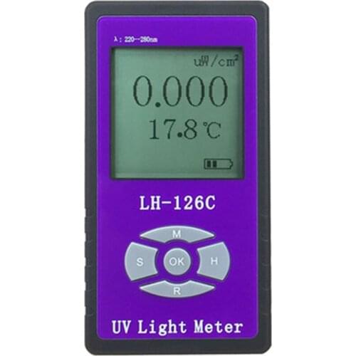 UV Power Meter Light Irradiance Tester UVC Radiometer Irradiometer Special for Hospital UV germicidal lamp