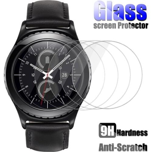 For Samsung Galaxy Watch 3 41mm 45mm 42mm 46mm Gear S3 Frontier / Classic S2 Sports Tempered Glass Screen Protector