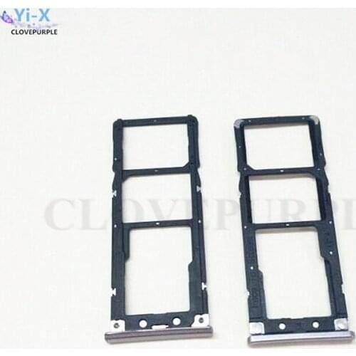 10PCS/Lot Nano SIM Card Tray Holder Micro SD Card Holder Slot Adapter Replacement Repair Parts for Xiaomi Redmi Note 5A