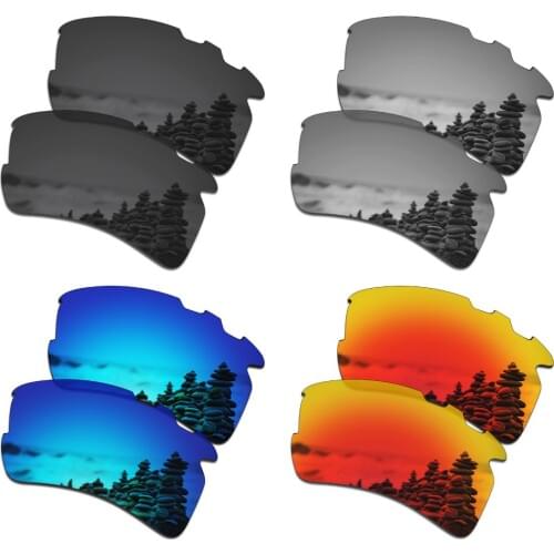 SmartVLT 4 Pairs Polarized Sunglasses Replacement Lenses for Oakley Flak 2.0 XL Vented - 4 Colors