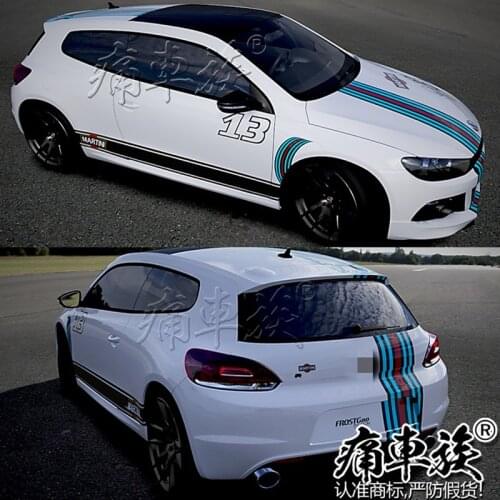 Car stickers FOR Volkswagen new Scirocco body exterior decoration car stickers personalized custom decals