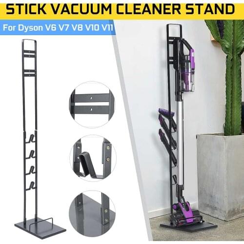 Vacuum Cleaner Freestanding Storage Holder Rack Stand Bracket Home Organizer For Dyson V6 V7 V8 V10 Cordless Vacuum Cleaner