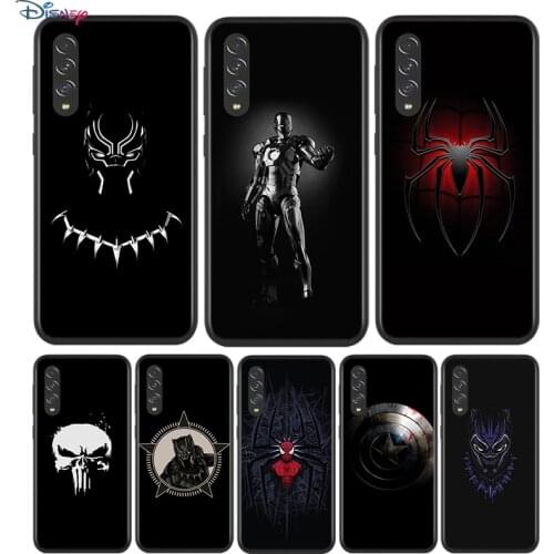 Black Soft Marvel Dark For Samsung Galaxy A90 A80 A70 A70S A60 A50 A40 A30 A30S A20S A20E A10 A10E Phone Case