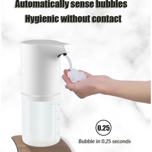 350ml Soap Dispenser Touchless Automatic Infrared Induction Smart Foam Soap Dispenser USB Charging For Kitchen Bathroom Supplies