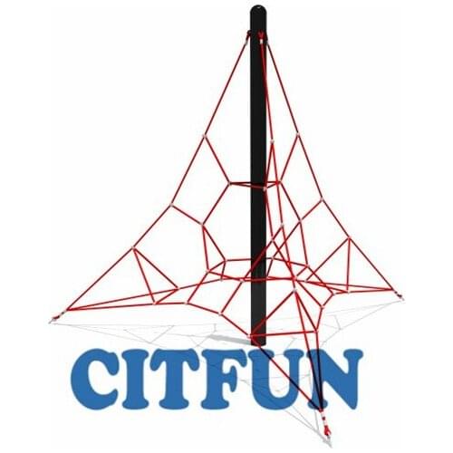 Small combination amusement park, rope climb playground, ,Outdoor Playground Web climber OP18-223A