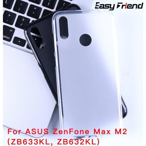 Matte Soft TPU Case For Asus ZenFone MAX M2 ZB633KL Max Pro M2 ZB631KL M1 ZB601KL ZB602KL Silicone Ultra Thin Slim Back Cover