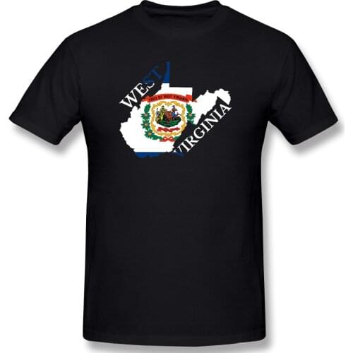 Man West Virginia Flag Map Usa, National, Patriotic, Flags home Funny T-shirts