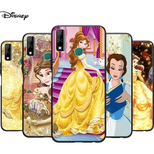 Soft Cover Disney Belle Princess For Huawei Y9S Y6S Y8S Y9A Y7A Y8P Y7P Y5P Y6P Y7 Y6 Y5 Pro Prime 2020 2019 Phone Case