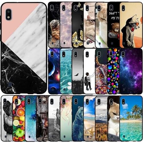 Soft Silicone Case For Samsung Galaxy A10 Case Full Protective Soft Tpu Cute Bumper Back Cover Phone Case For Samsung A10 Coque