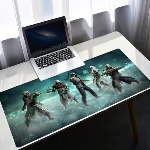 Anime Kawaii Desk Mat 900X400 Large Speed Non-Slip Computer Mousepad Gamer Keyboard Mouse Pad Assassins Creed Gaming Mausepad