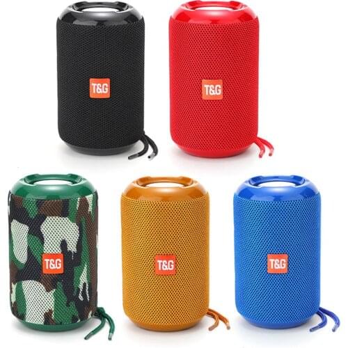 New TG264 Portable Bluetooth Speaker Outdoor Wireless Column Subwoofer Soundbar HiFi Boombox Super Bass Music Player 80pcs/Lot