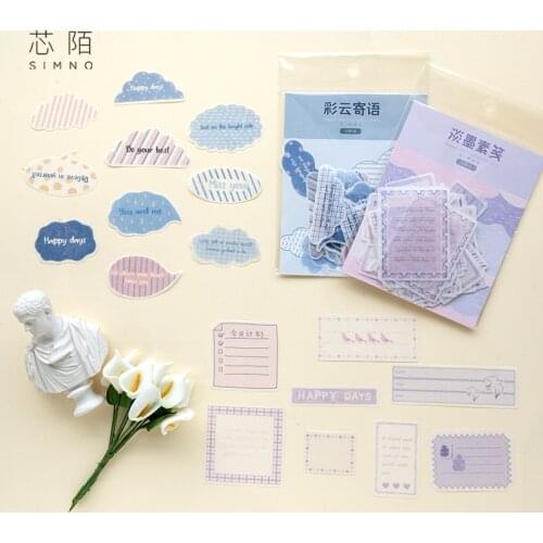 New spring songs paper diary sticker 60 pcs/pack Scrapbooking Decoration label sticker 1 lot = 16 packs Wholesale